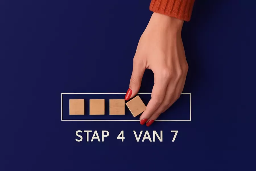 Formulier stappen weergave