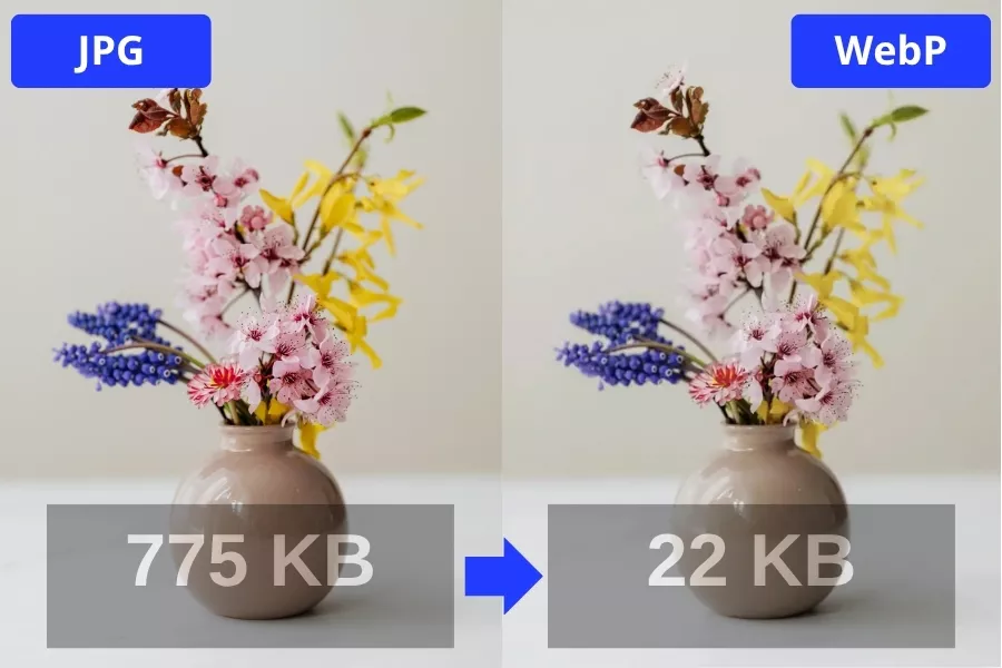 Gebruik webp voor je website