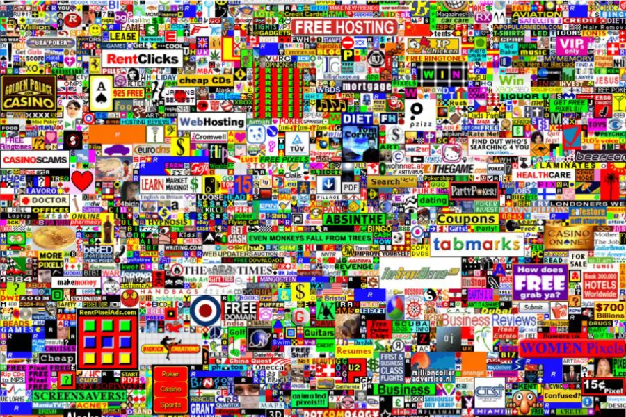 Million dollar homepage